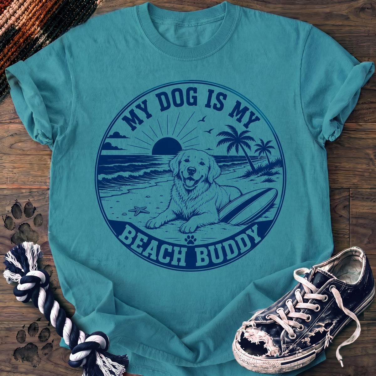 My Dog Is My Beach Buddy - Golden Retriever - PAWSSION CLUB