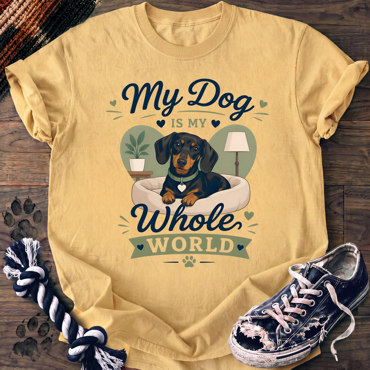My Dog Is My Whole World - Dachshund - PAWSSION CLUB