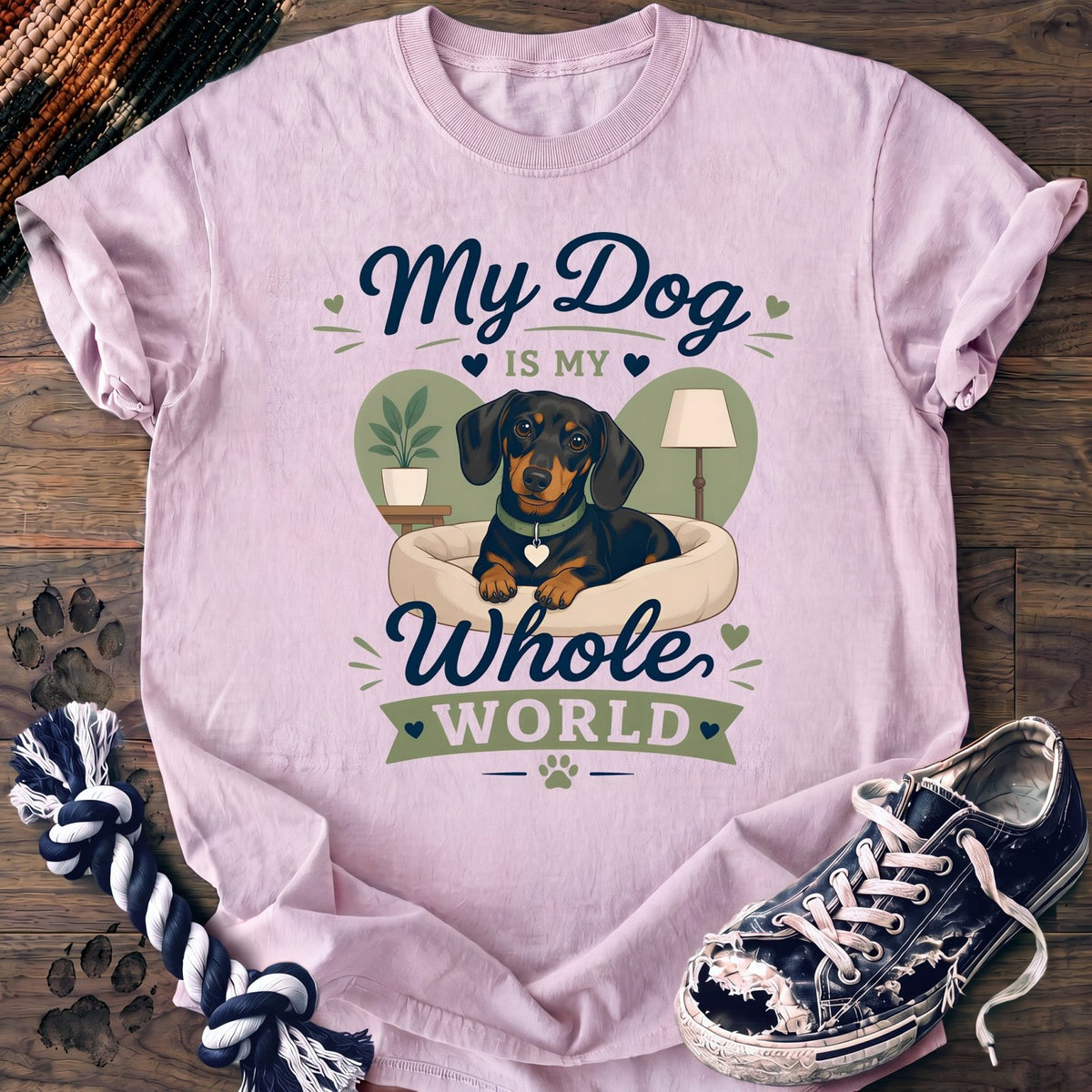 My Dog Is My Whole World - Dachshund - PAWSSION CLUB