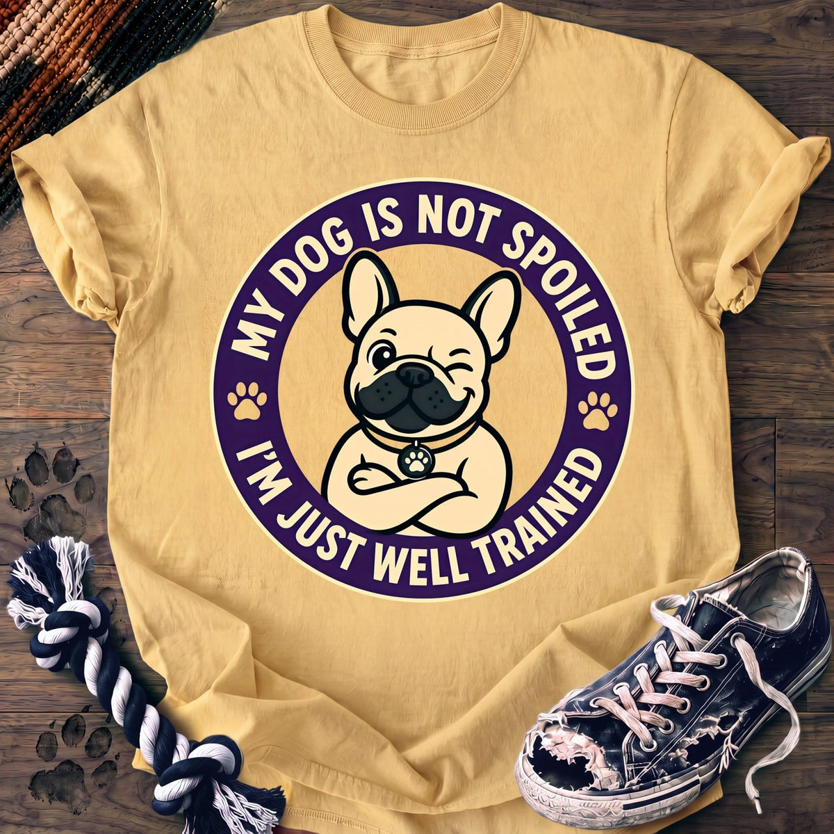 My Dog Is Not Spoiled Im Just Well Trained - French Bulldog - PAWSSION CLUB