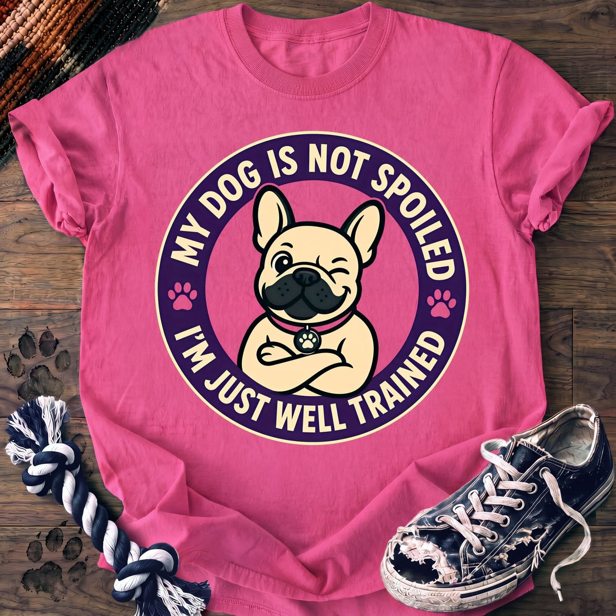 My Dog Is Not Spoiled Im Just Well Trained - French Bulldog - PAWSSION CLUB
