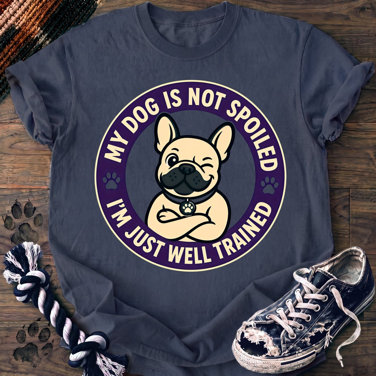 My Dog Is Not Spoiled Im Just Well Trained - French Bulldog - PAWSSION CLUB