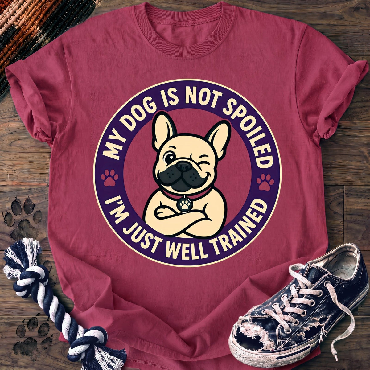 My Dog Is Not Spoiled Im Just Well Trained - French Bulldog - PAWSSION CLUB