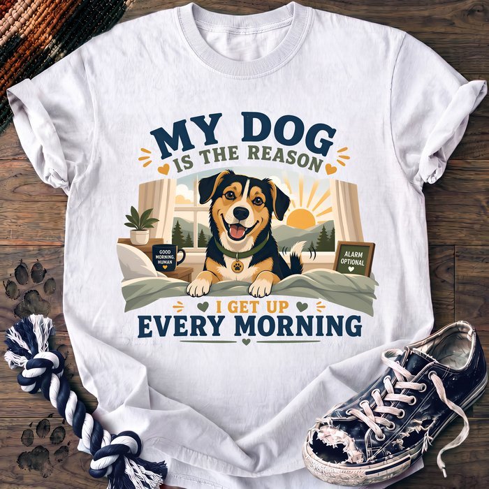 My Dog Is The Reason I Get Up Every Morning - Mixed Breed - PAWSSION CLUB
