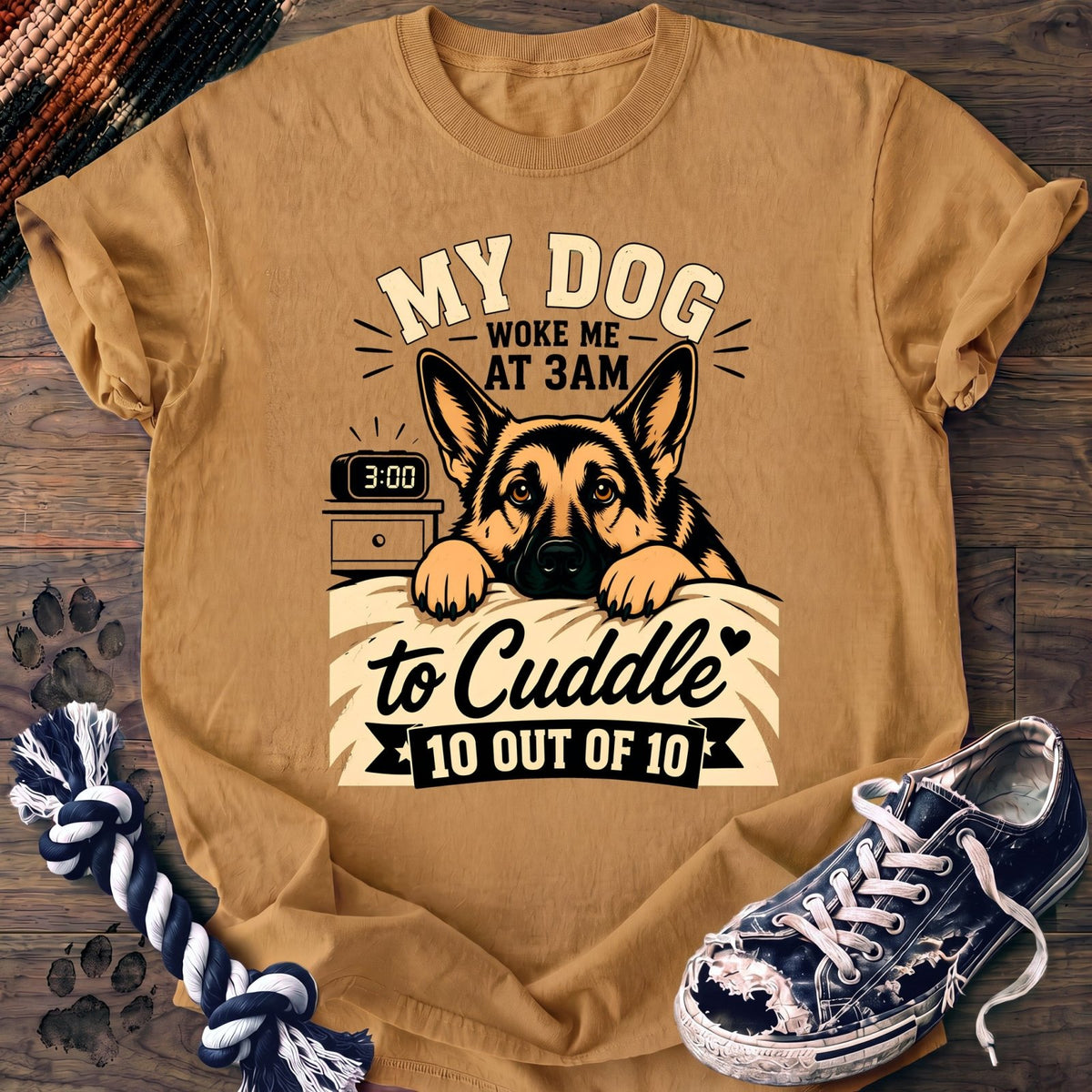 My Dog Woke Me At 3Am To Cuddle 10 Out Of 10 - German Shepherd - PAWSSION CLUB