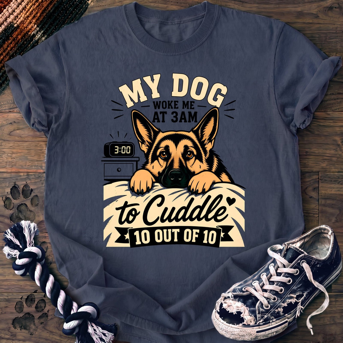My Dog Woke Me At 3Am To Cuddle 10 Out Of 10 - German Shepherd - PAWSSION CLUB