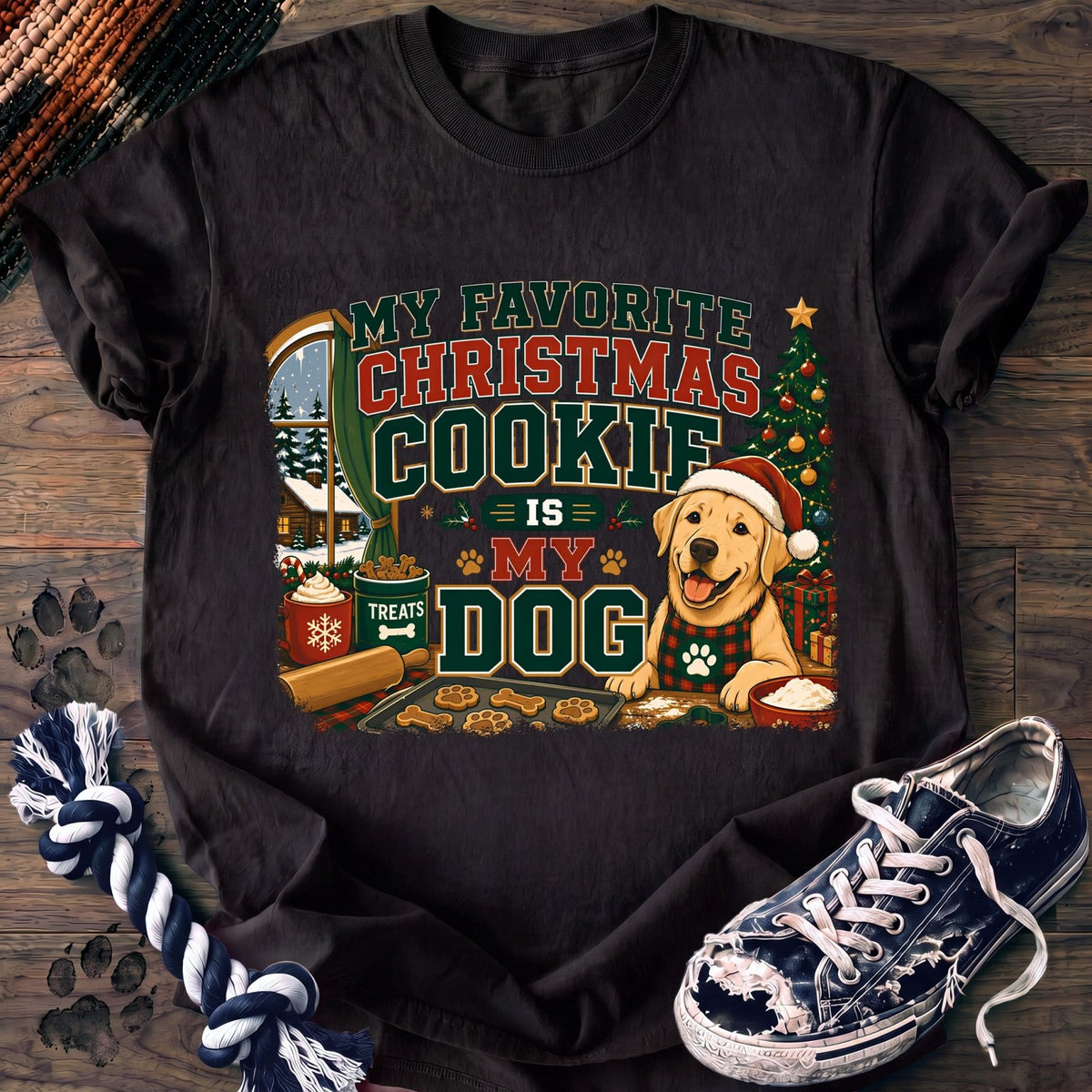 My Favorite Christmas Cookie Is My Dog - Golden Retriever - PAWSSION CLUB