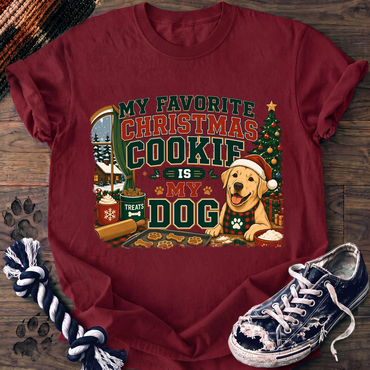 My Favorite Christmas Cookie Is My Dog - Golden Retriever - PAWSSION CLUB