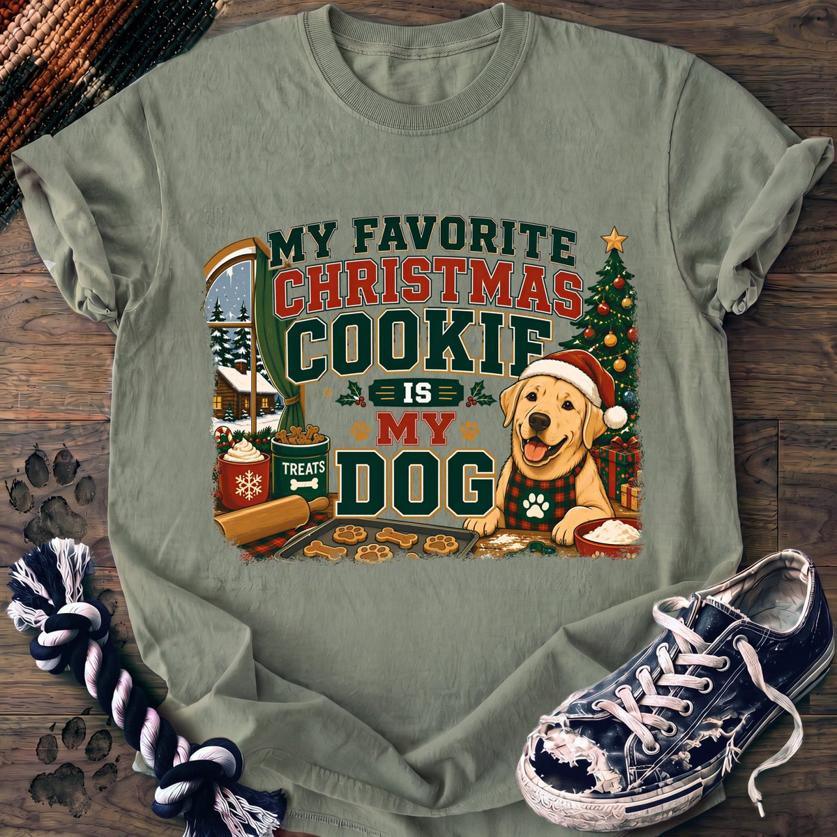 My Favorite Christmas Cookie Is My Dog - Golden Retriever - PAWSSION CLUB