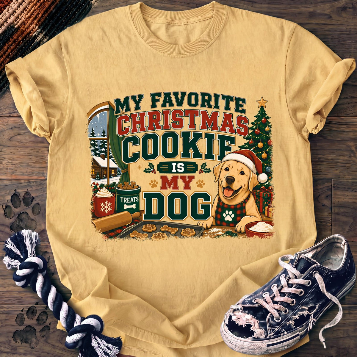My Favorite Christmas Cookie Is My Dog - Golden Retriever - PAWSSION CLUB