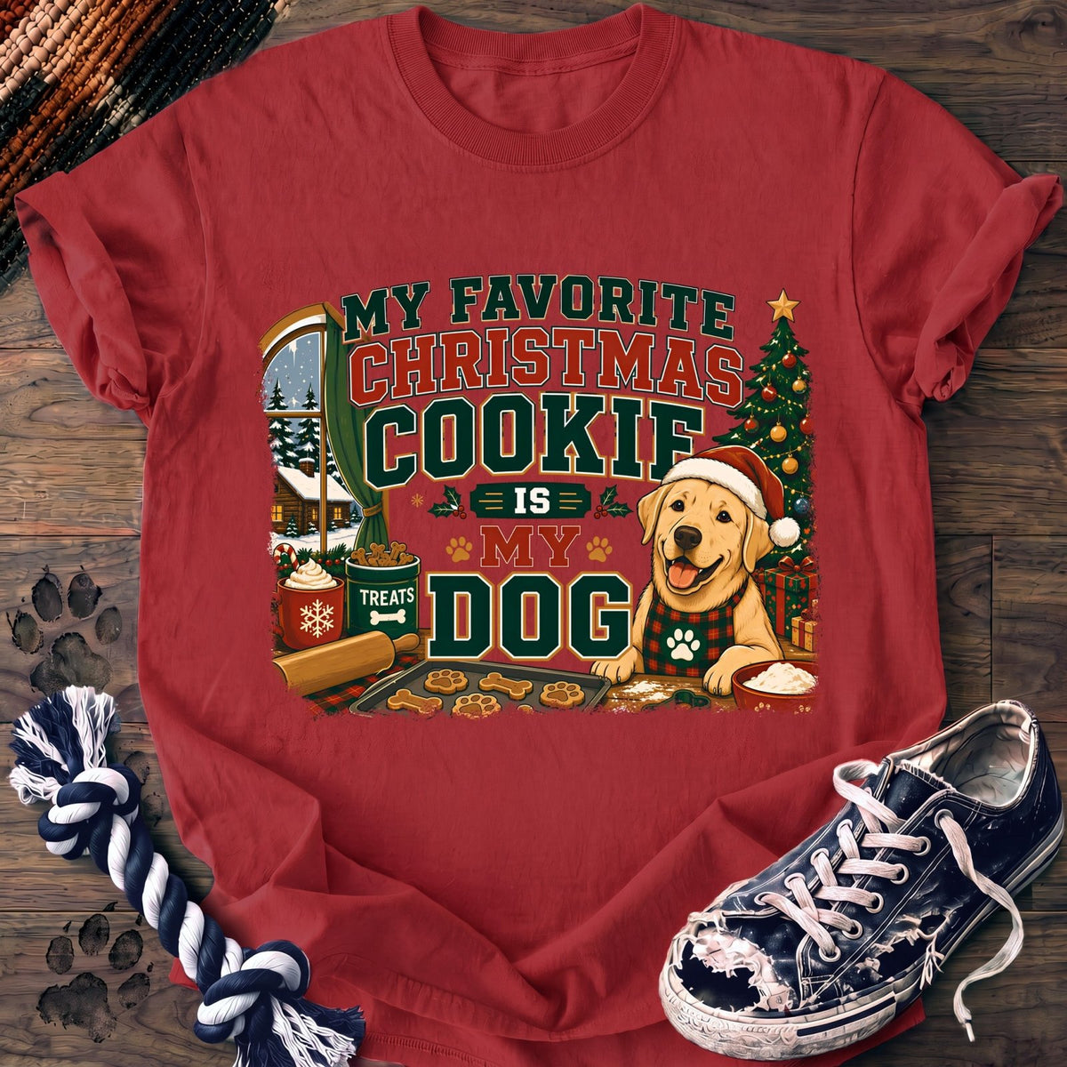My Favorite Christmas Cookie Is My Dog - Golden Retriever - PAWSSION CLUB
