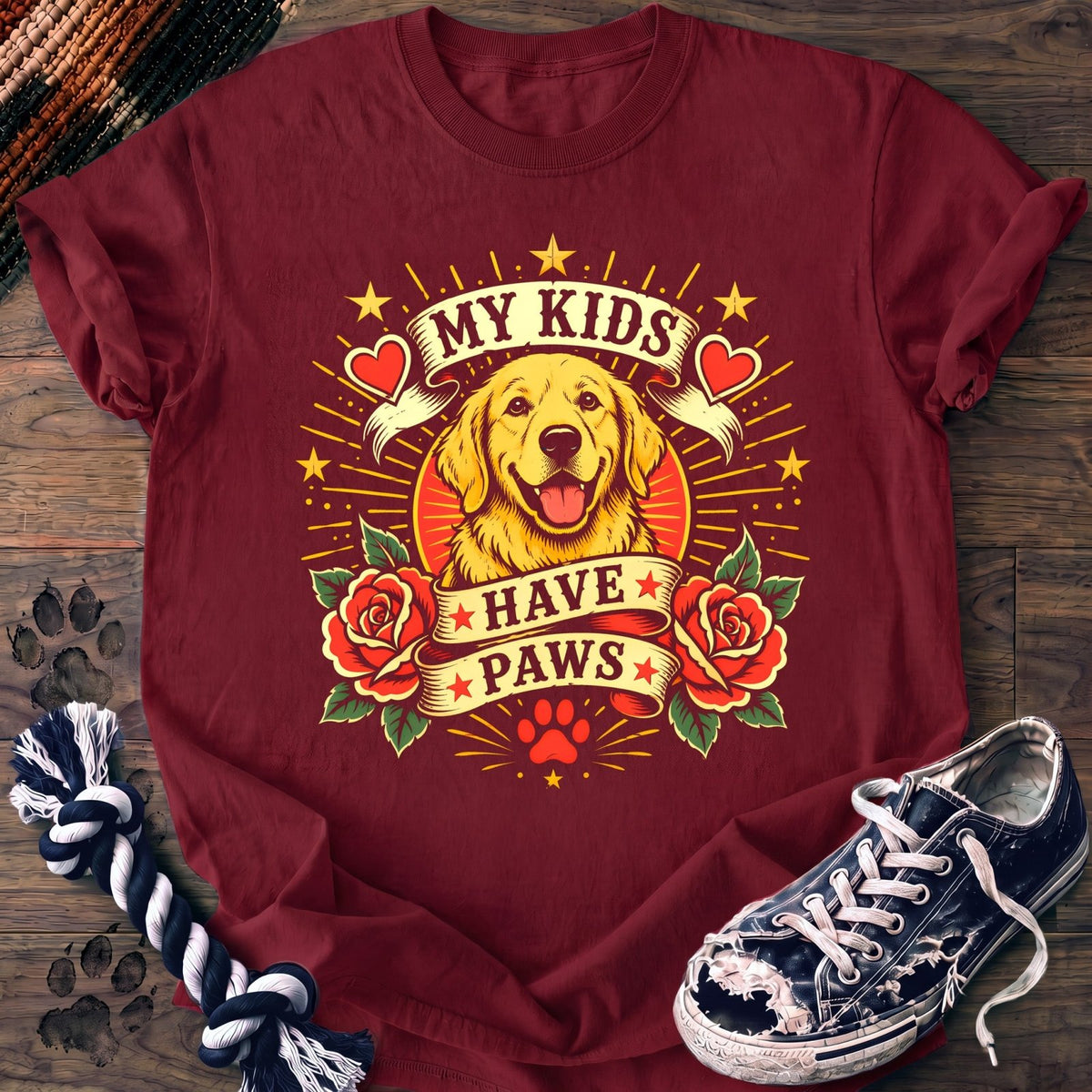 My Kids Have Paws - Golden Retriever - PAWSSION CLUB
