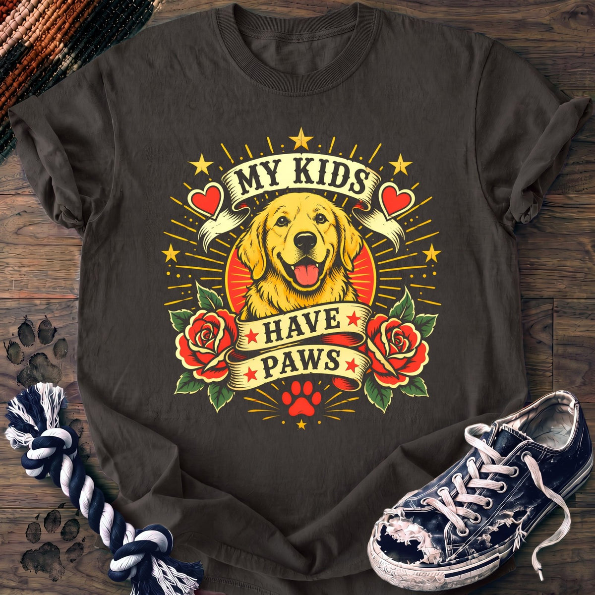 My Kids Have Paws - Golden Retriever - PAWSSION CLUB