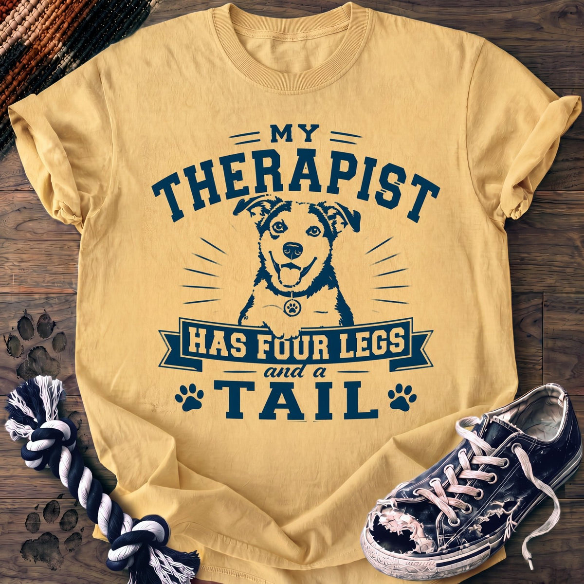 My Therapist Has Four Legs And A Tail - Mixed Breed - PAWSSION CLUB