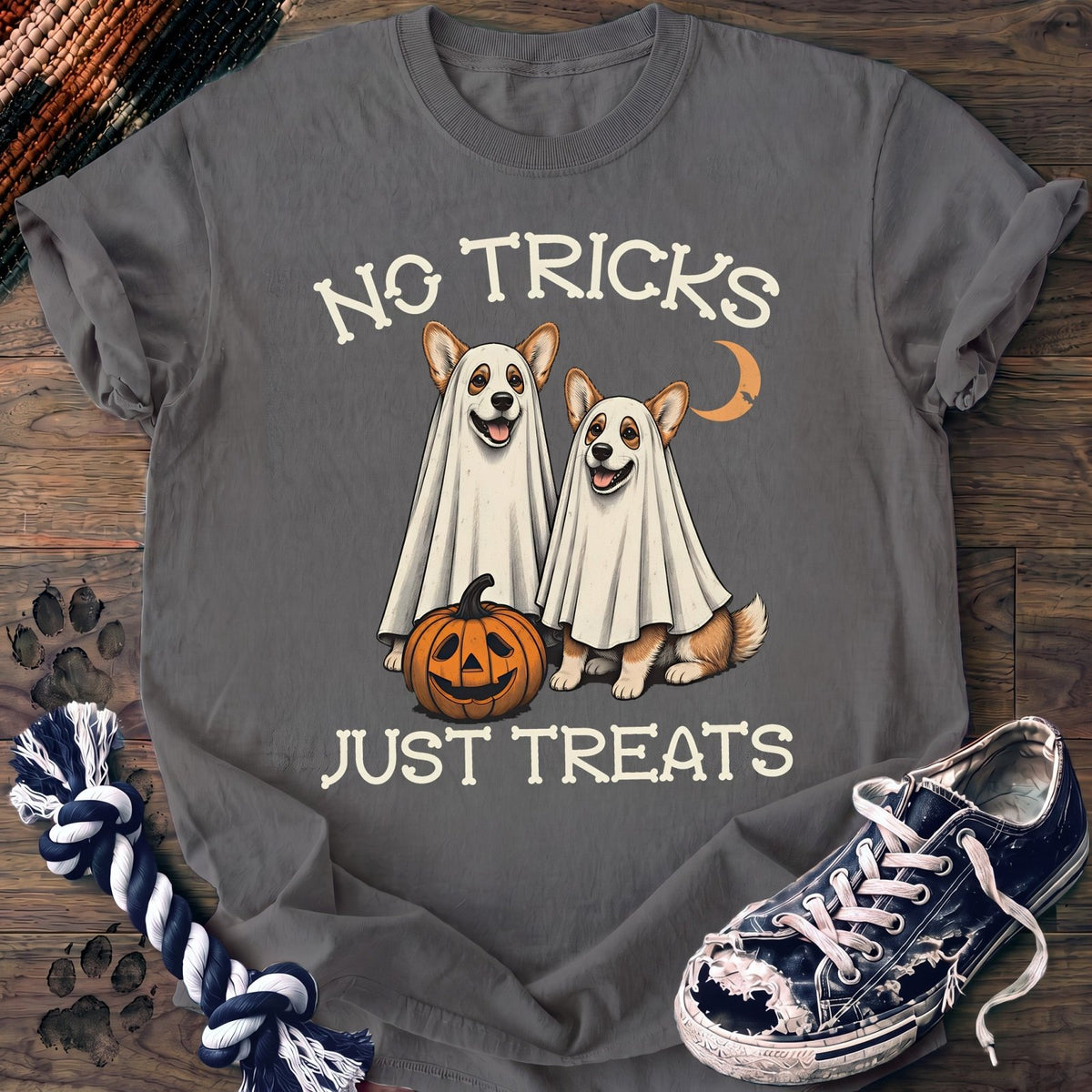 No Tricks Just Treats - Corgi - PAWSSION CLUB