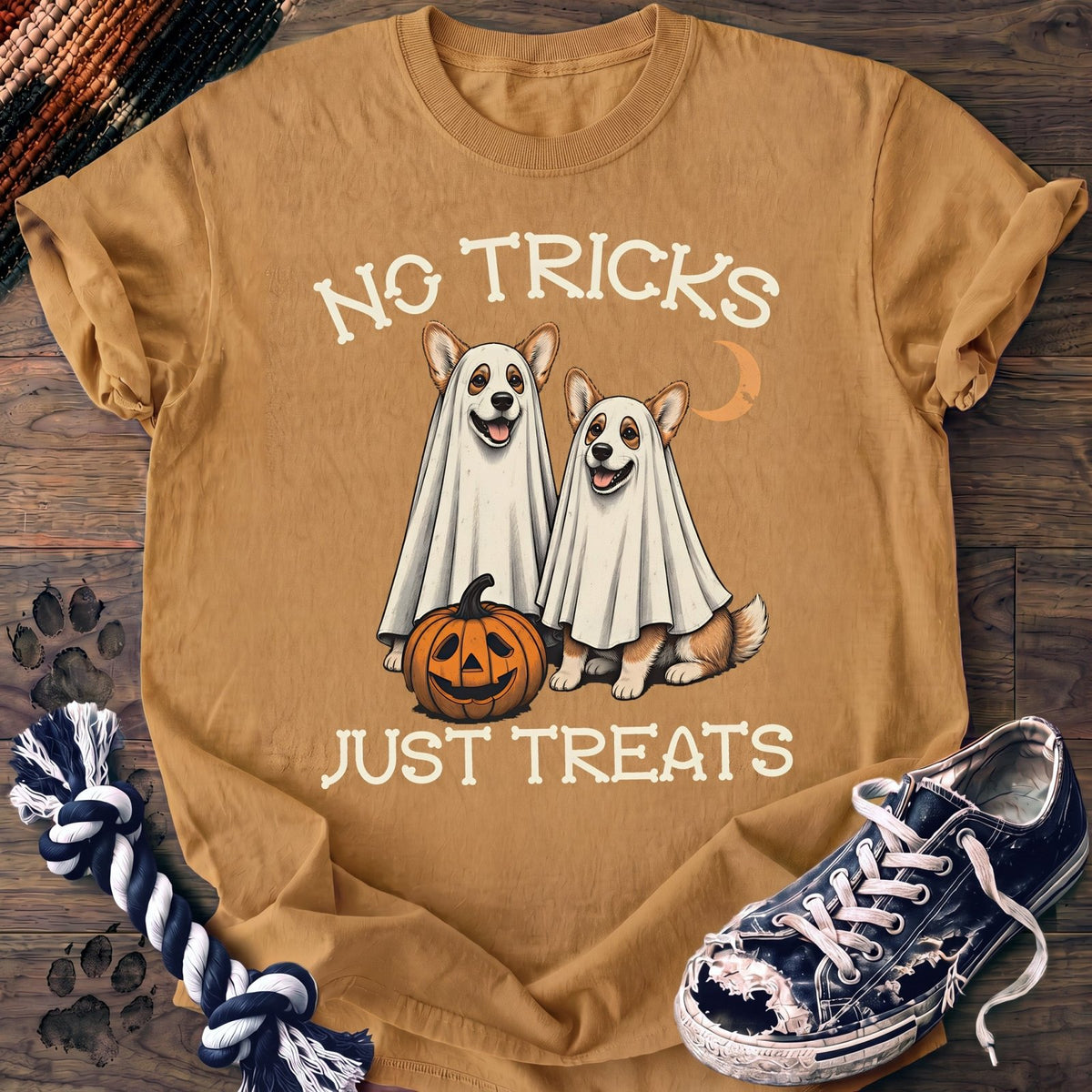 No Tricks Just Treats - Corgi - PAWSSION CLUB
