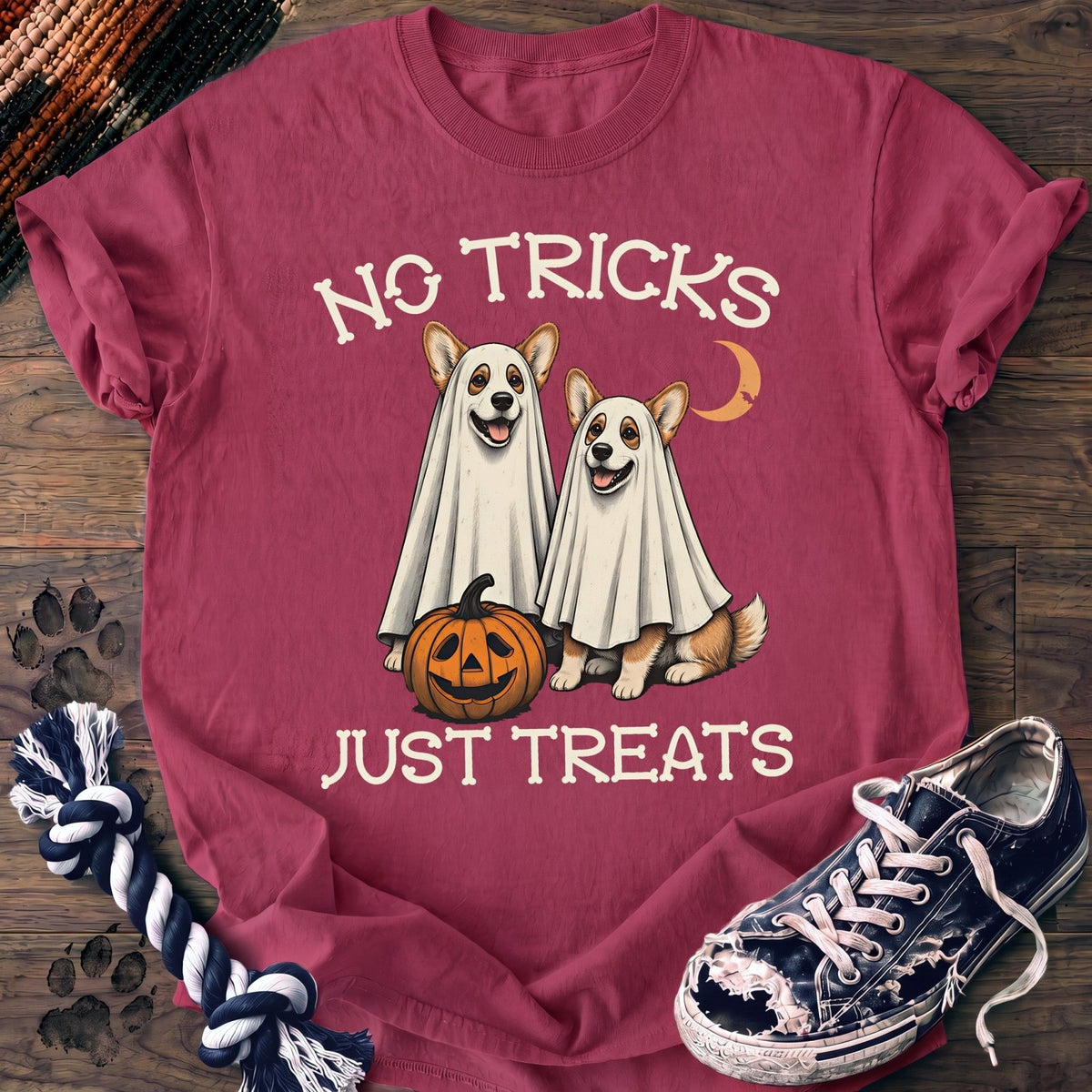 No Tricks Just Treats - Corgi - PAWSSION CLUB