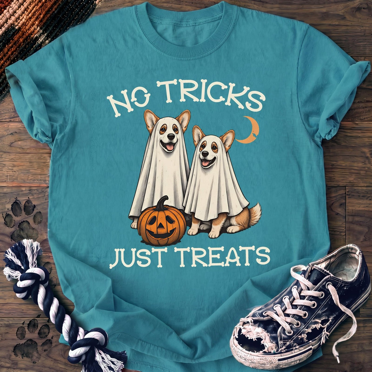 No Tricks Just Treats - Corgi - PAWSSION CLUB