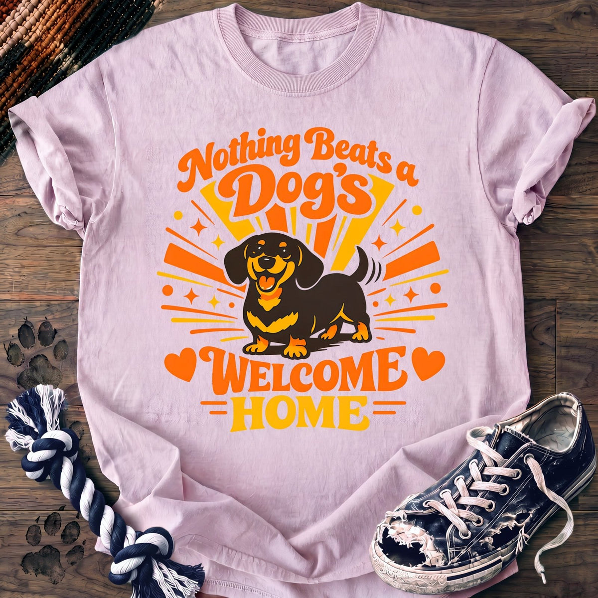 Nothing Beats A Dogs Welcome Home - Dachshund - PAWSSION CLUB