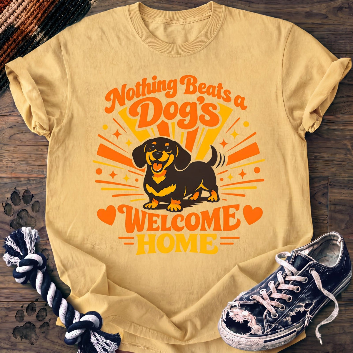 Nothing Beats A Dogs Welcome Home - Dachshund - PAWSSION CLUB