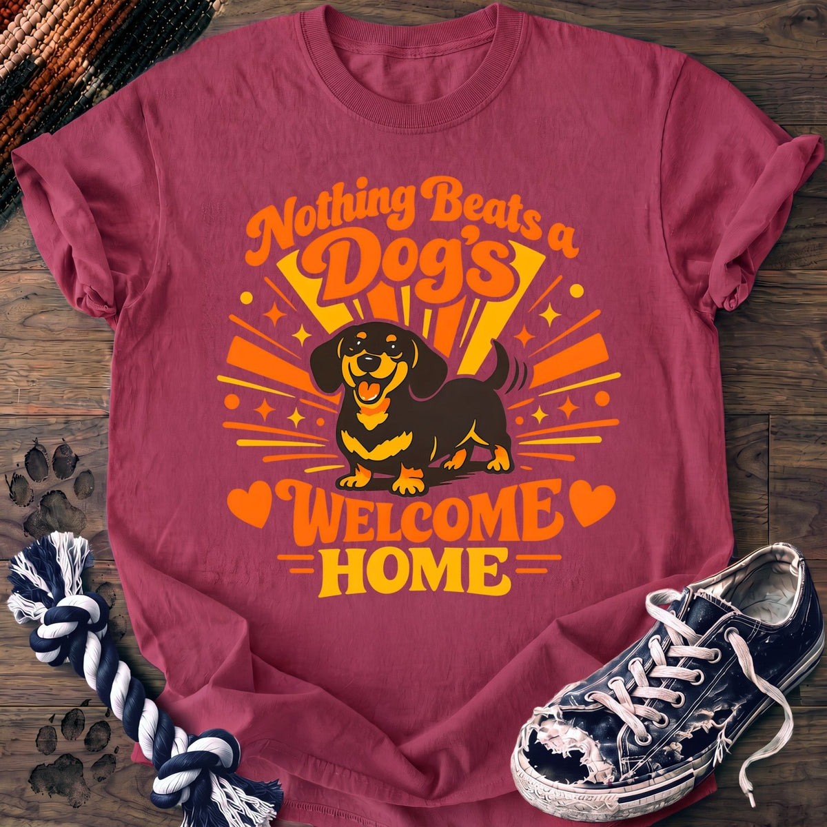 Nothing Beats A Dogs Welcome Home - Dachshund - PAWSSION CLUB