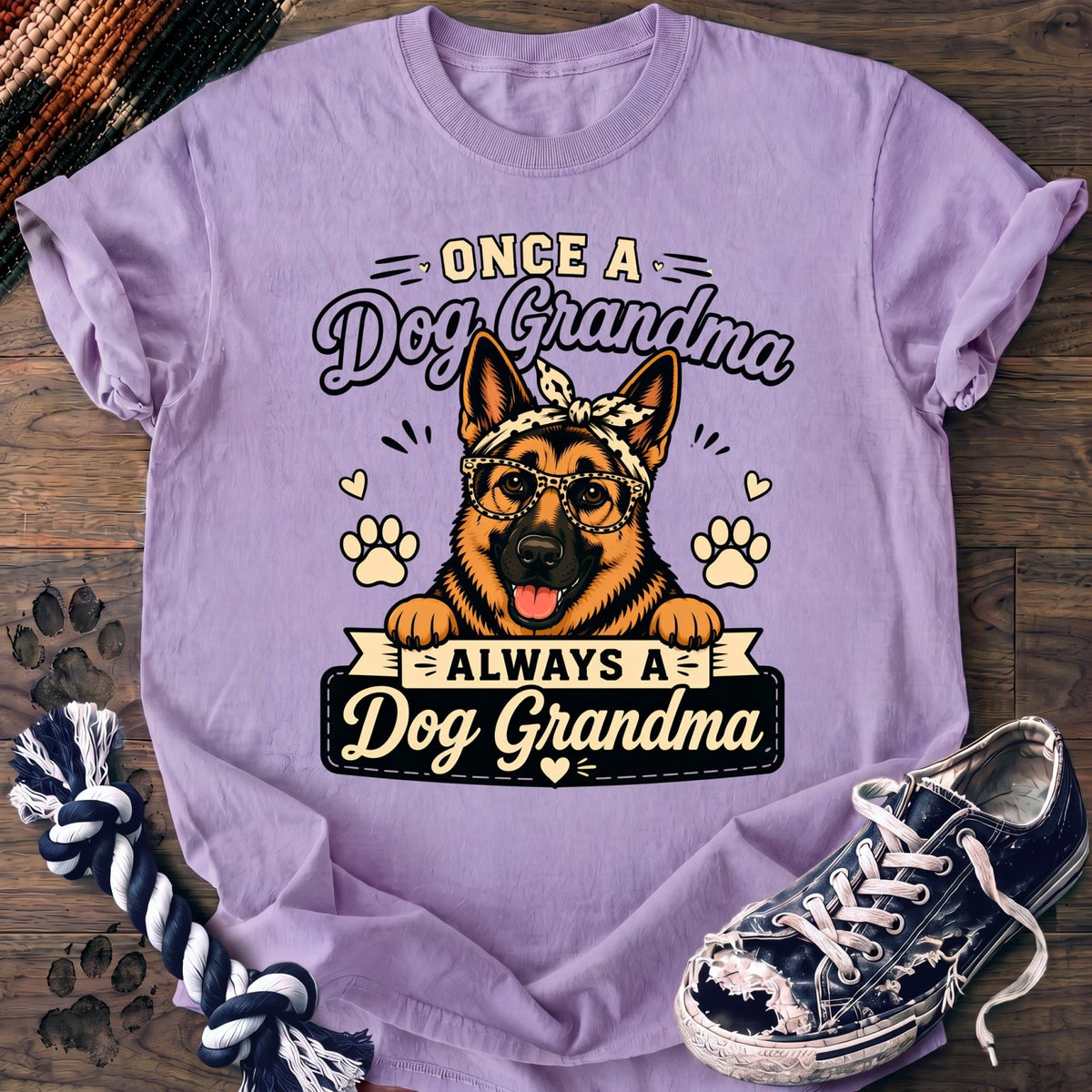 Once A Dog Grandma Always A Dog Grandma - German Shepherd - PAWSSION CLUB