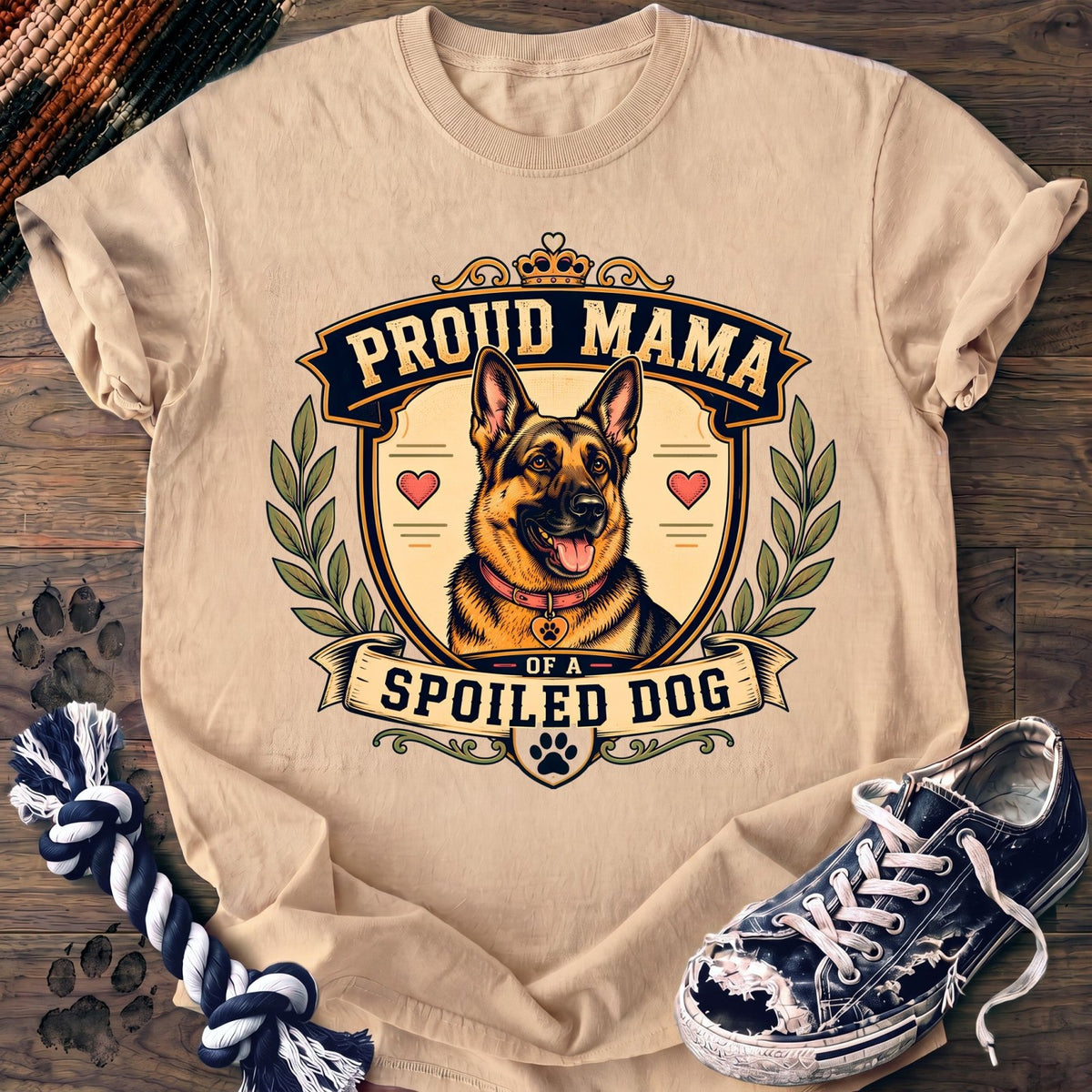 Proud Mama Of A Spoiled Dog - German Shepherd - PAWSSION CLUB