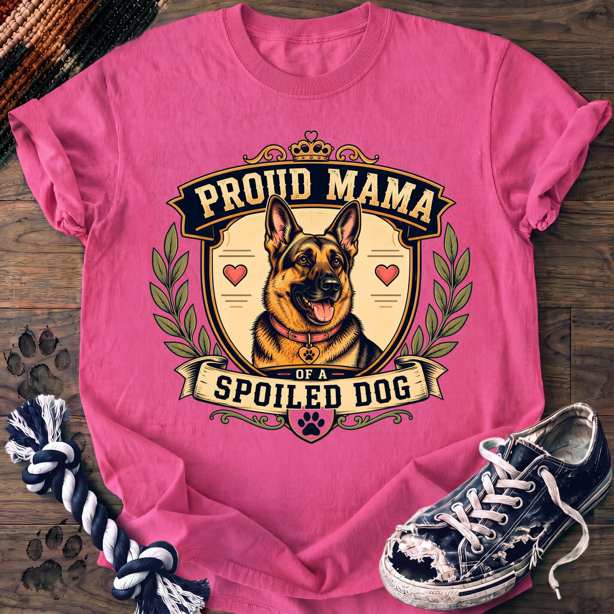 Proud Mama Of A Spoiled Dog - German Shepherd - PAWSSION CLUB