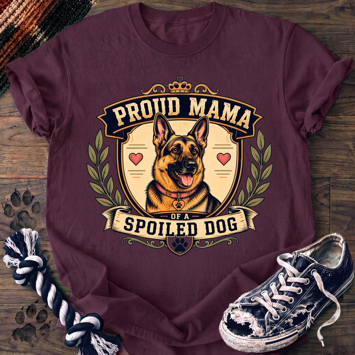 Proud Mama Of A Spoiled Dog - German Shepherd - PAWSSION CLUB