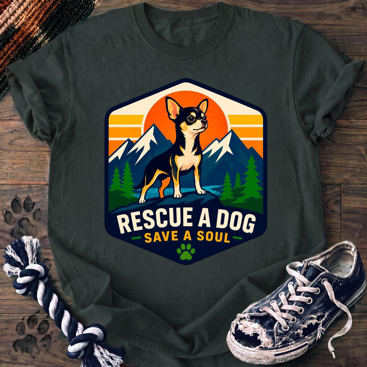 Rescue A Dog Save A Soul - Chihuahua - PAWSSION CLUB