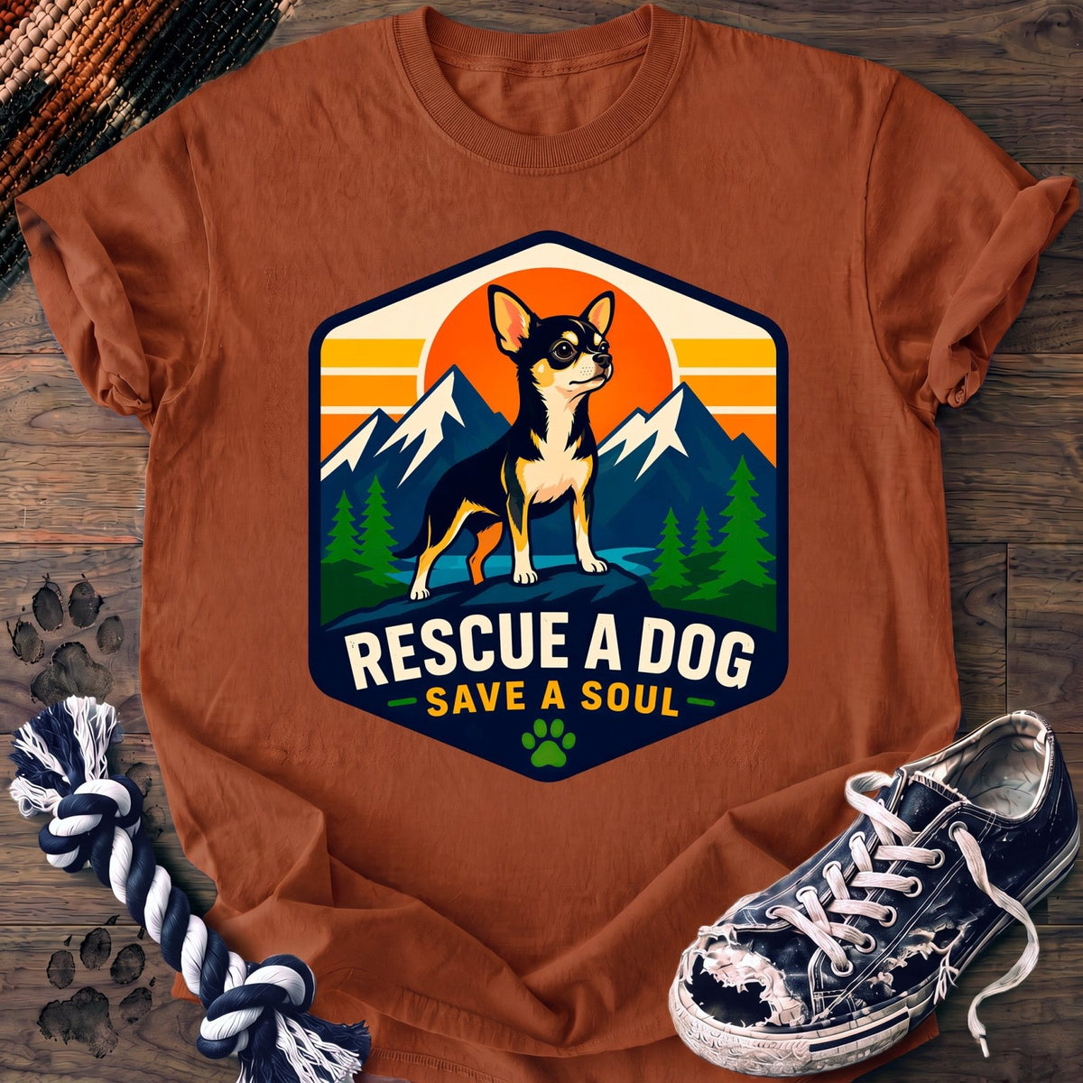 Rescue A Dog Save A Soul - Chihuahua - PAWSSION CLUB