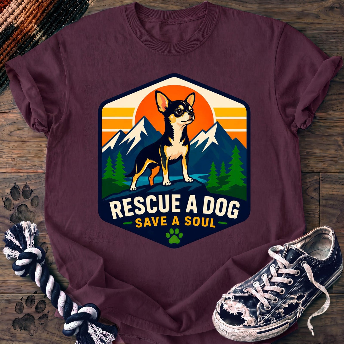 Rescue A Dog Save A Soul - Chihuahua - PAWSSION CLUB