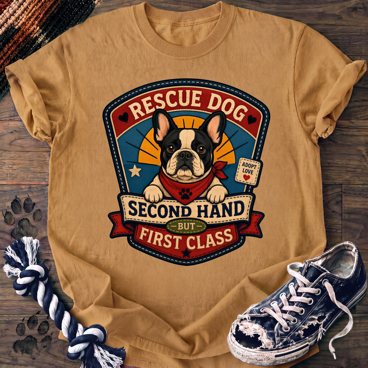 Rescue Dog Second Hand But First Class - French Bulldog - PAWSSION CLUB