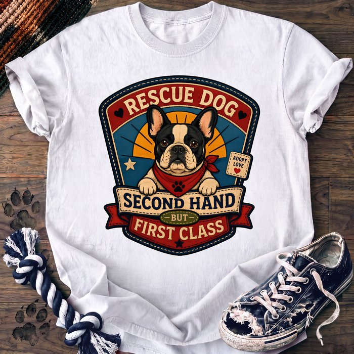 Rescue Dog Second Hand But First Class - French Bulldog - PAWSSION CLUB