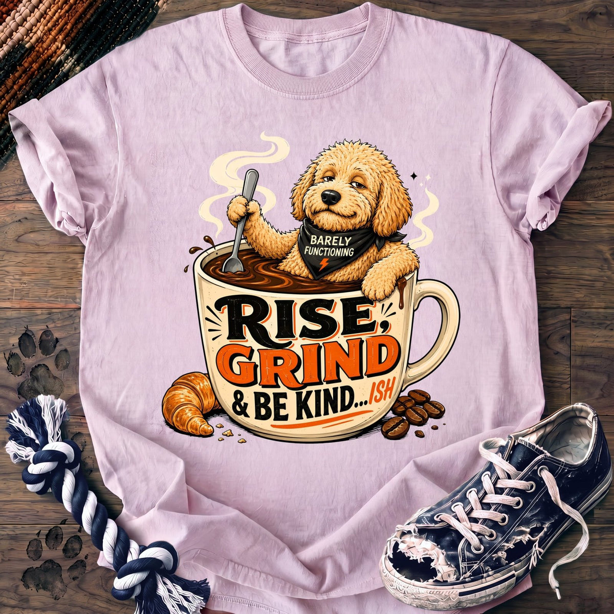 Rise Grind & Be Kind - Goldendoodle - PAWSSION CLUB