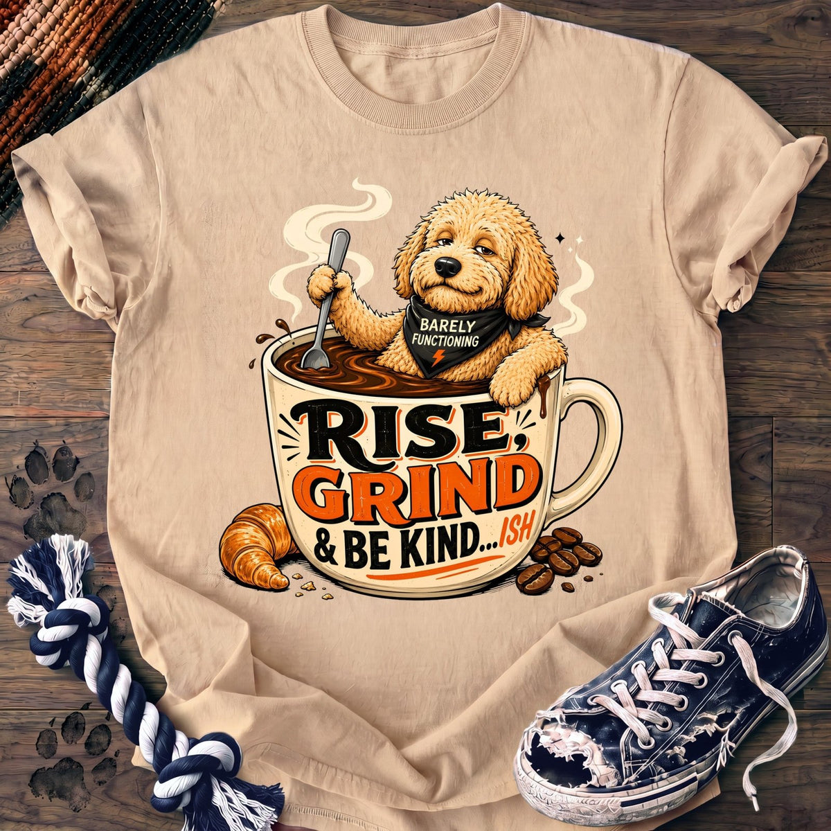 Rise Grind & Be Kind - Goldendoodle - PAWSSION CLUB