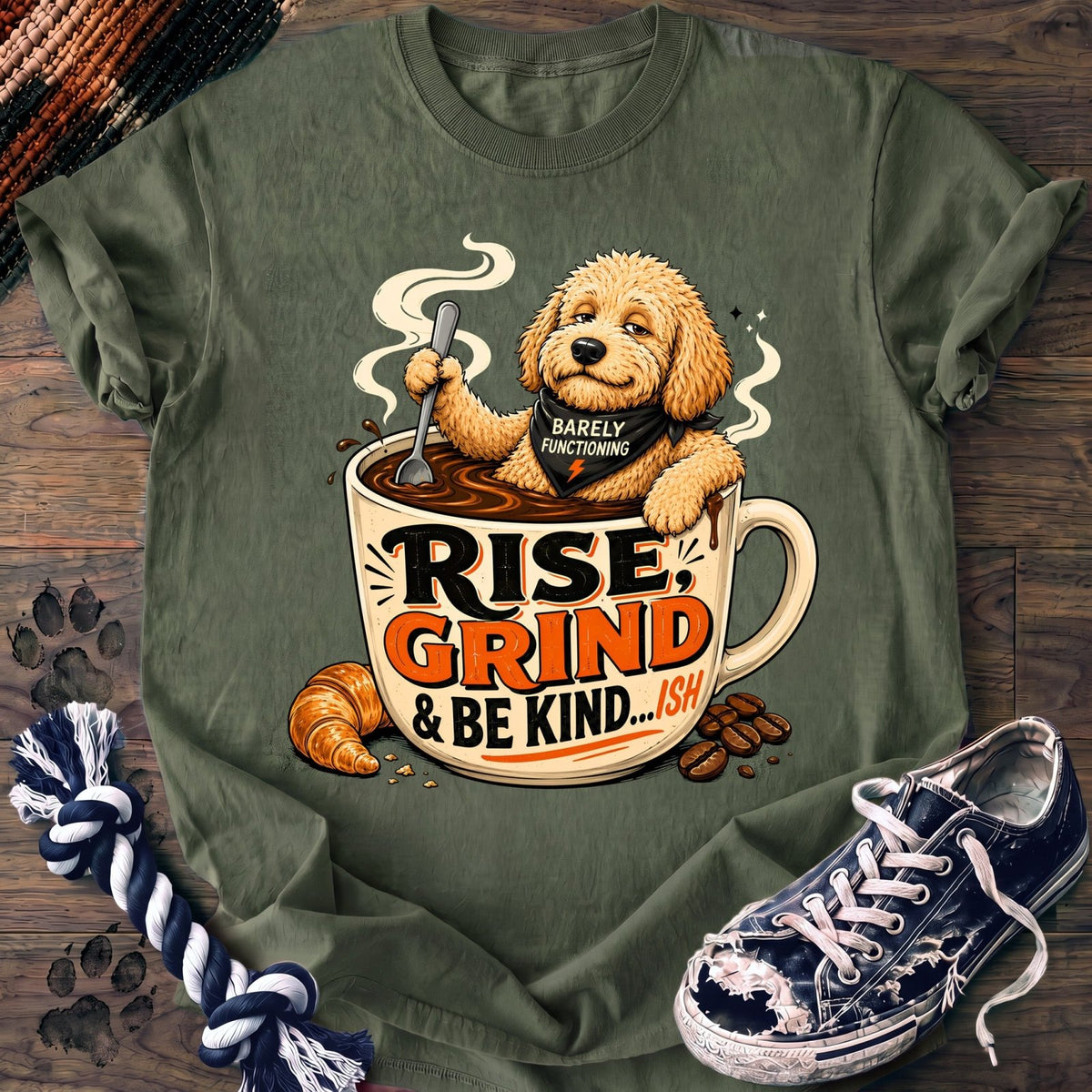 Rise Grind & Be Kind - Goldendoodle - PAWSSION CLUB