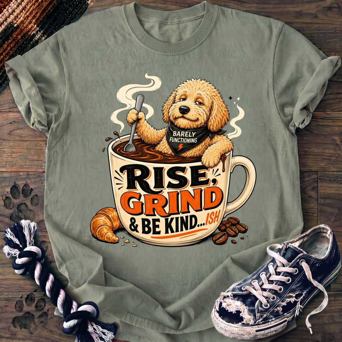 Rise Grind & Be Kind - Goldendoodle - PAWSSION CLUB