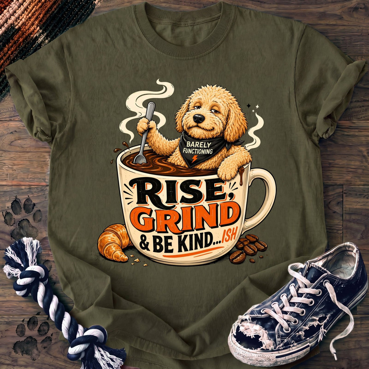 Rise Grind & Be Kind - Goldendoodle - PAWSSION CLUB
