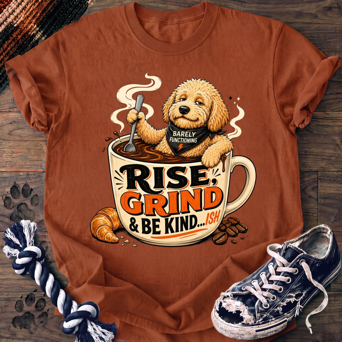Rise Grind & Be Kind - Goldendoodle - PAWSSION CLUB