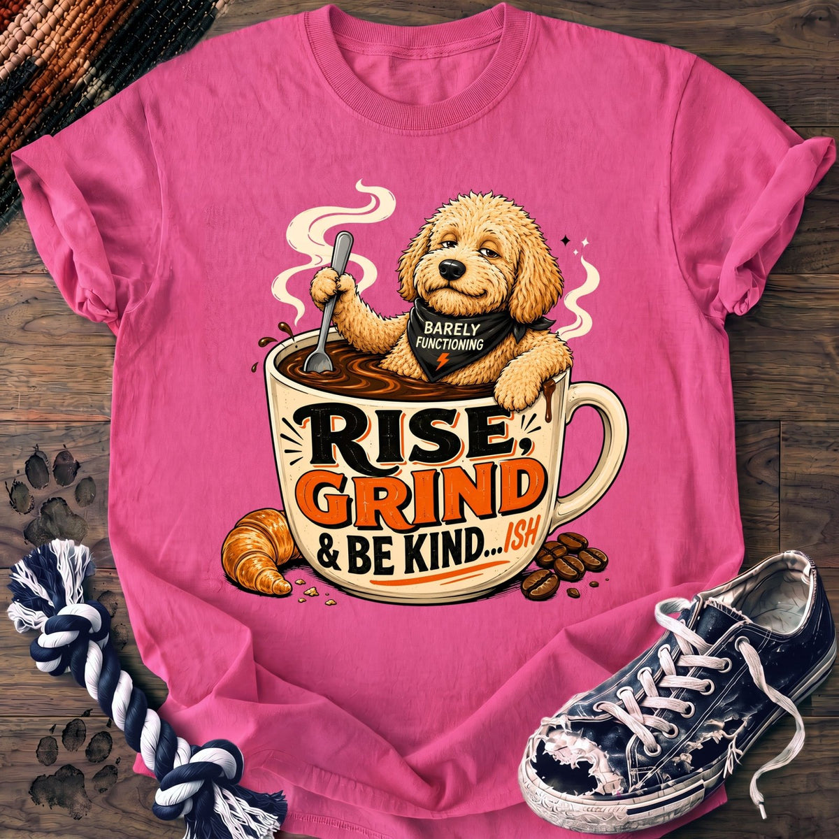 Rise Grind & Be Kind - Goldendoodle - PAWSSION CLUB