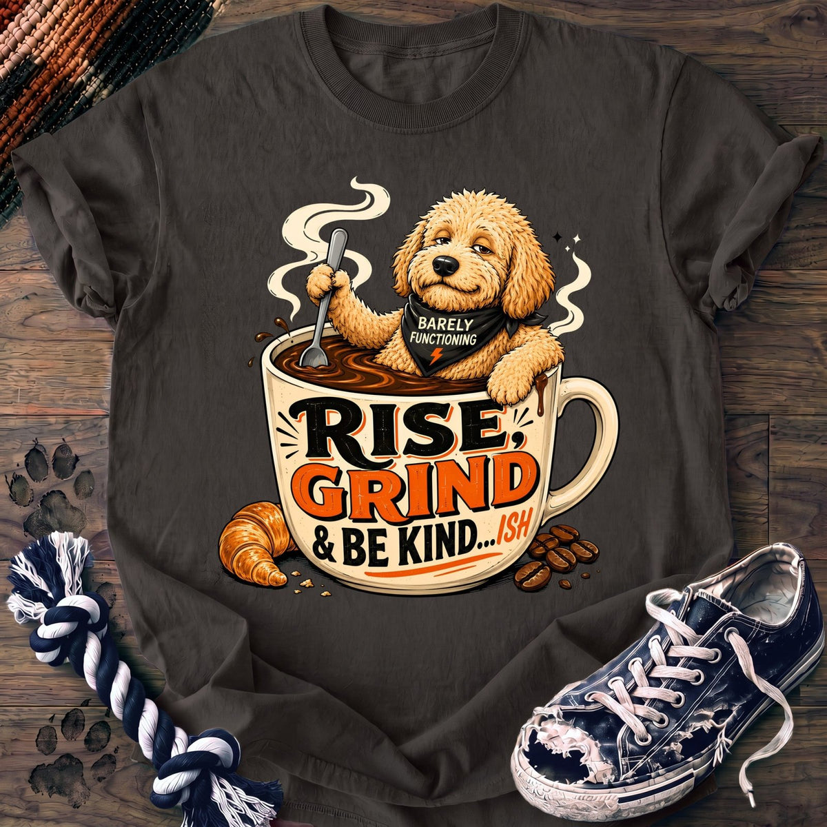 Rise Grind & Be Kind - Goldendoodle - PAWSSION CLUB