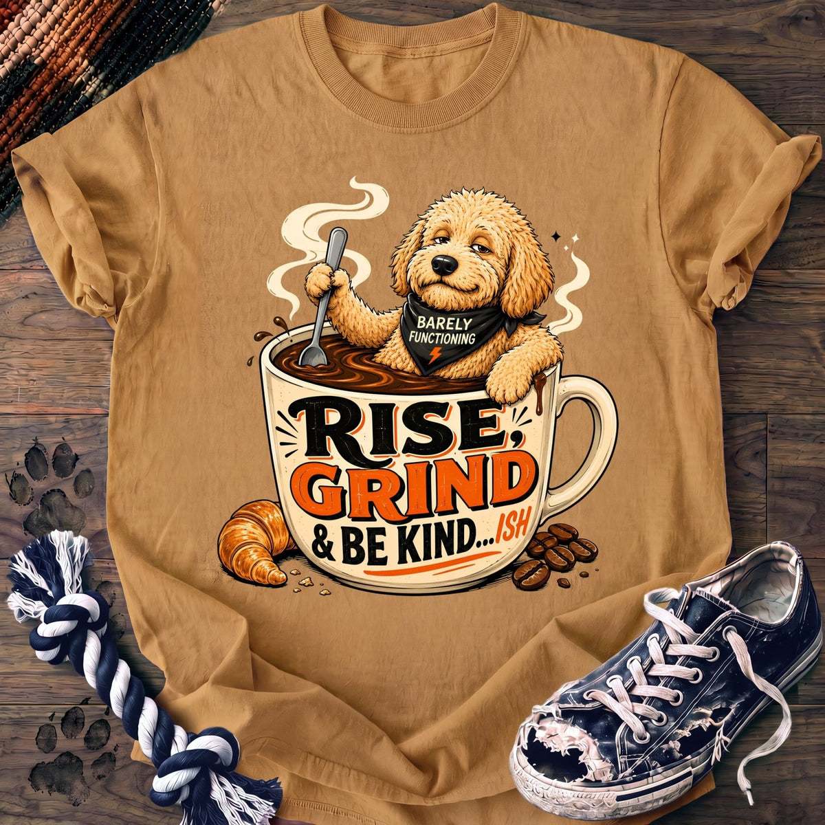 Rise Grind & Be Kind - Goldendoodle - PAWSSION CLUB