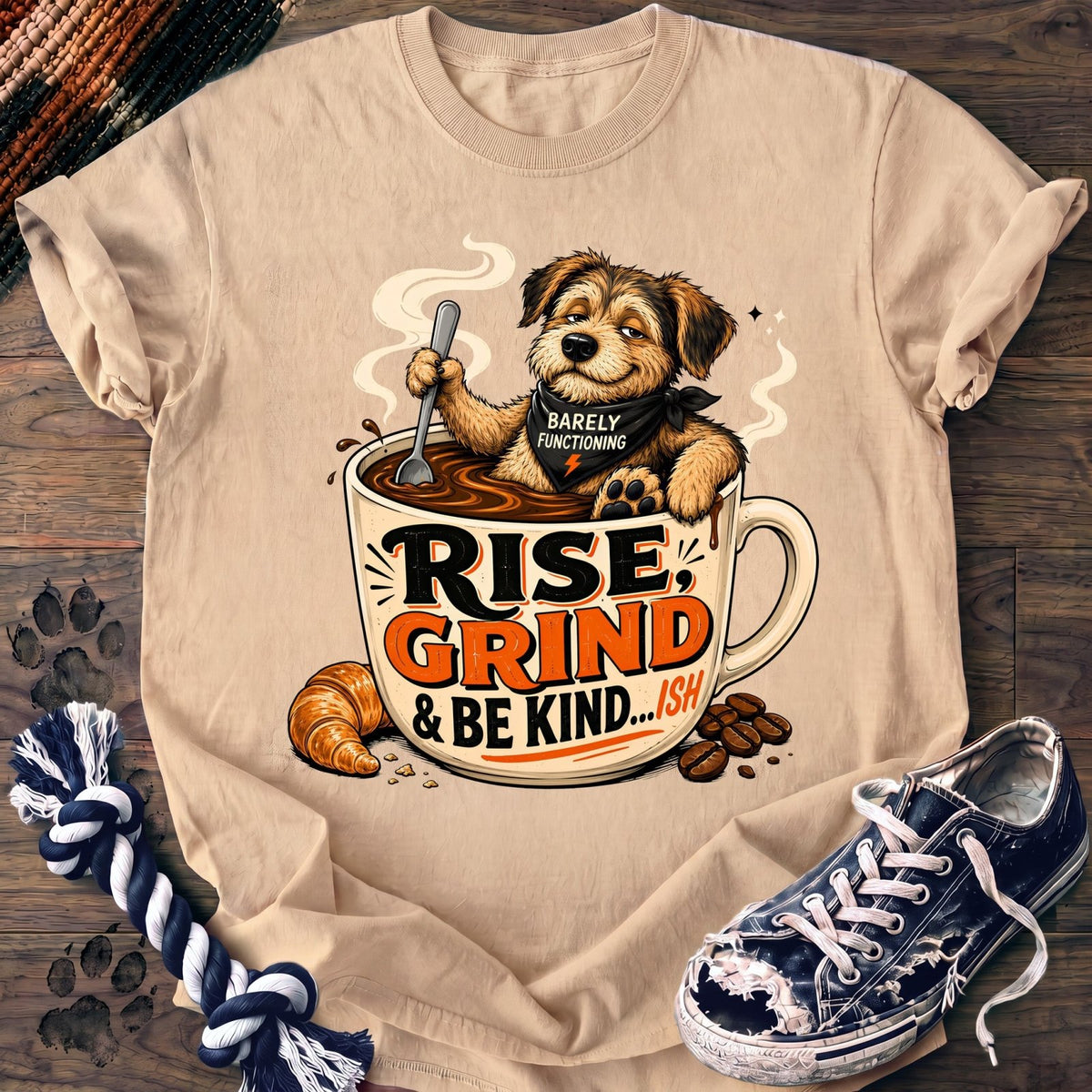 Rise Grind & Be Kind - Mixed Breed - PAWSSION CLUB