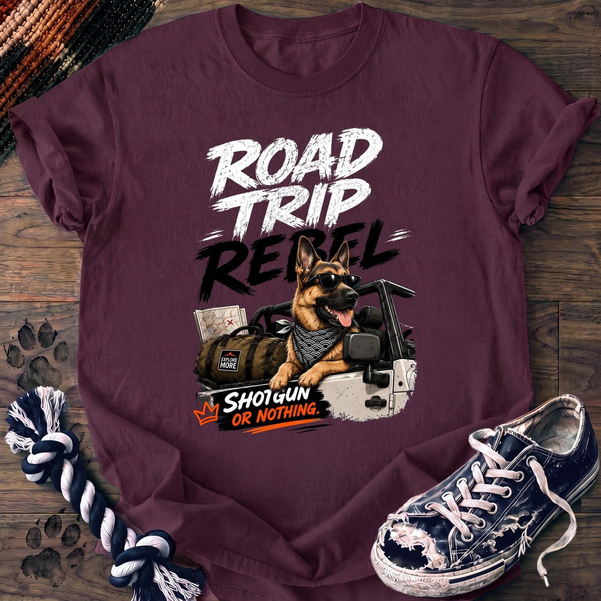 Road Trip Rebel - German Shepherd - PAWSSION CLUB