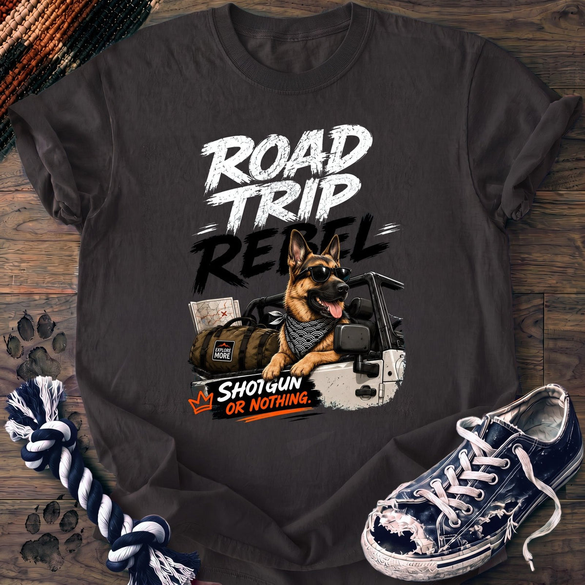 Road Trip Rebel - German Shepherd - PAWSSION CLUB