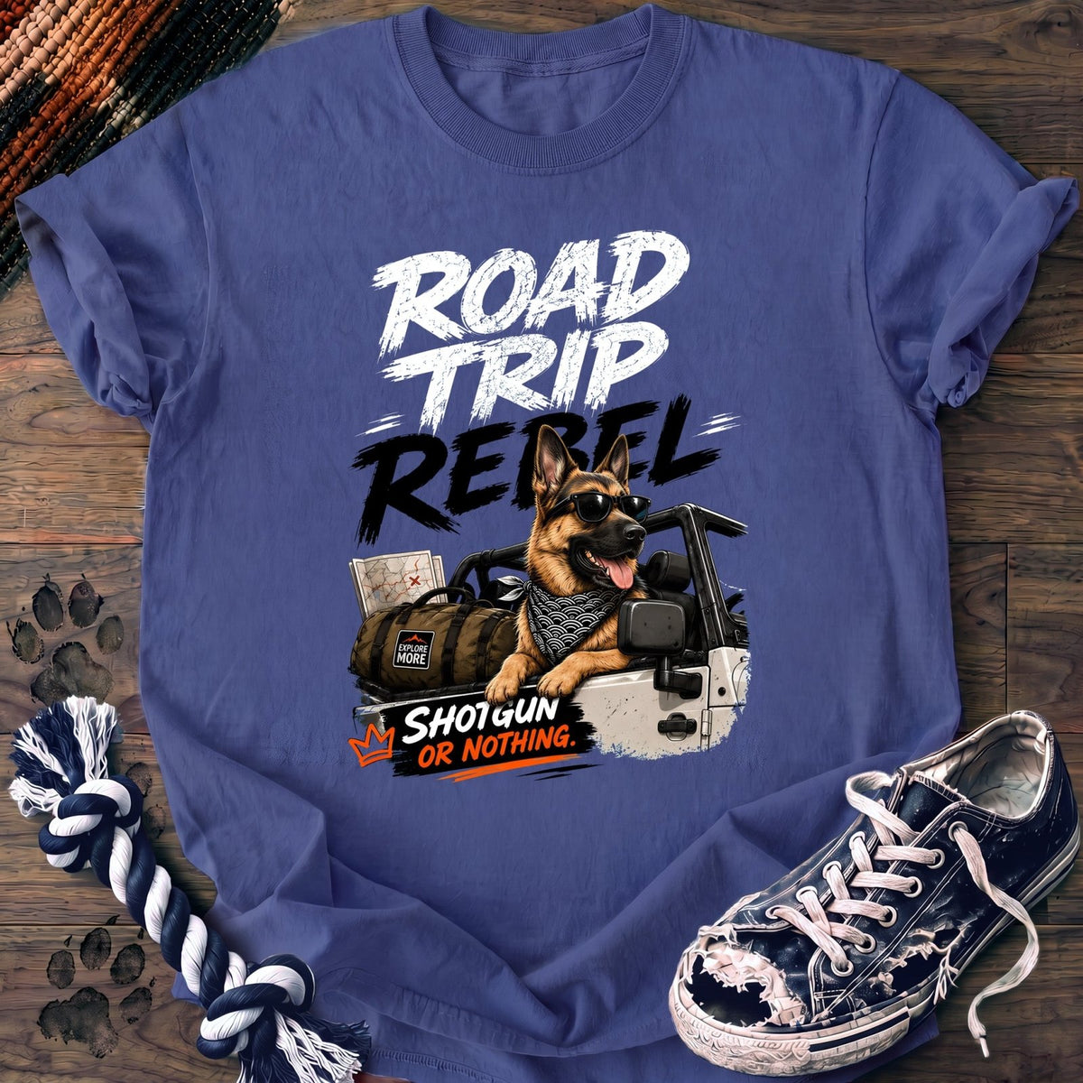 Road Trip Rebel - German Shepherd - PAWSSION CLUB