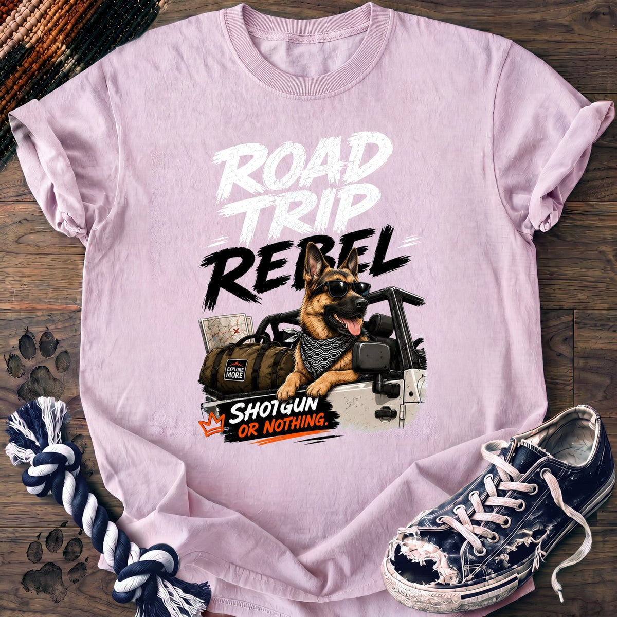 Road Trip Rebel - German Shepherd - PAWSSION CLUB