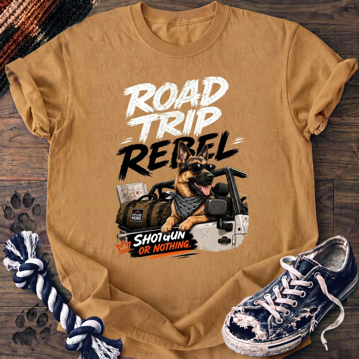 Road Trip Rebel - German Shepherd - PAWSSION CLUB