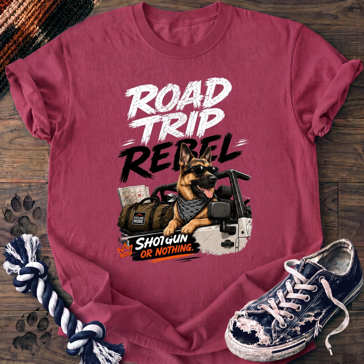 Road Trip Rebel - German Shepherd - PAWSSION CLUB